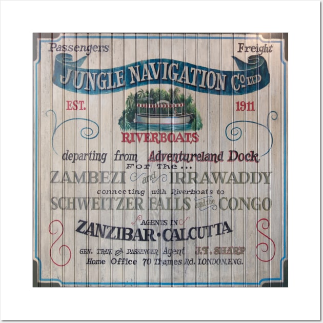 Jungle Navigation Company Wall Art by The Skipper Store